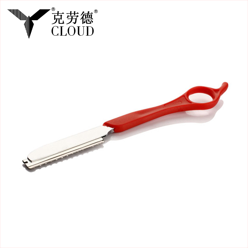 Razor sa Paggupit ng Buhok Stainless Steel Straight Razor (Plastic Handle)