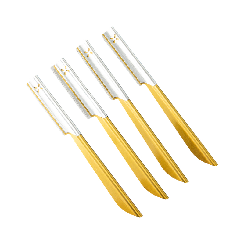 Eyebrow At Face Trimmer Razor na May Anti-Slip Grip