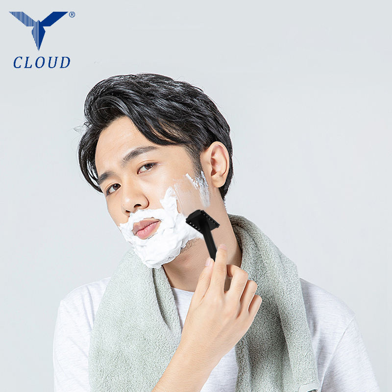 Travel Portable 74 Blade Plastic T-shaped Razor