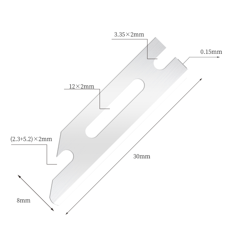 Portable Ultra-Smooth Stainless Steel Shaping Razor Blades