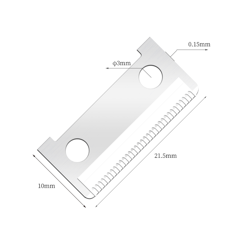 Single-Sided Cutting Edge Stainless Steel Eyebrow Razor Blades