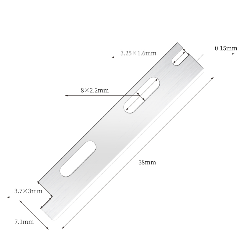 Maramihang Gumamit na Reusable Stainless Steel Eyebrow Razor Blades