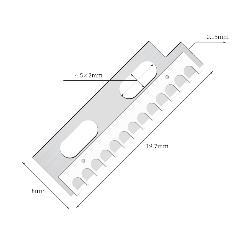 Precision Sharp Stainless Steel Eyebrow Shaping Knife Blades