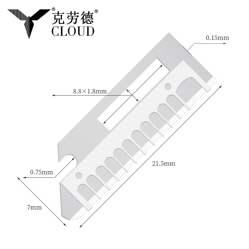 Precision Sharp Stainless Steel Eyebrow Shaping Knife Blades