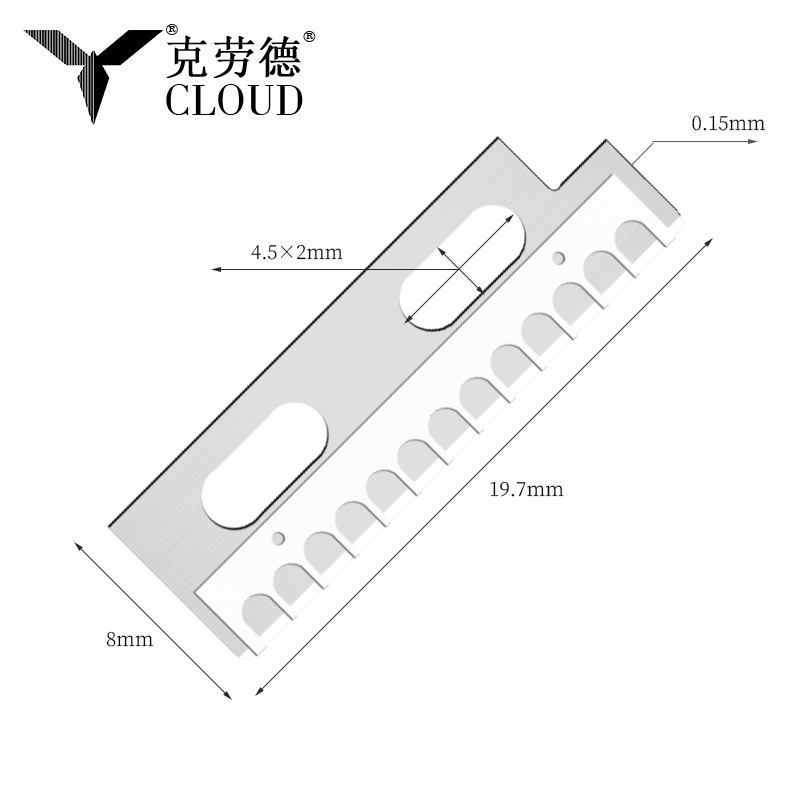 Precision Sharp Stainless Steel Eyebrow Shaping Knife Blades